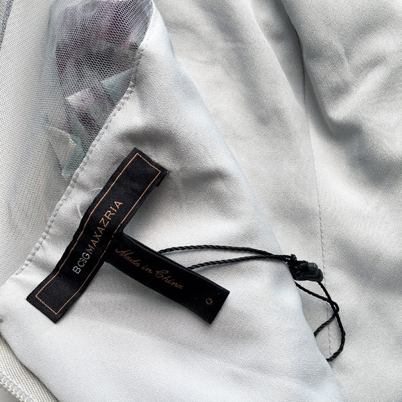 BCBGMAXAZRIA EVA Organza Ruffle Dress - Picture 6 of 8